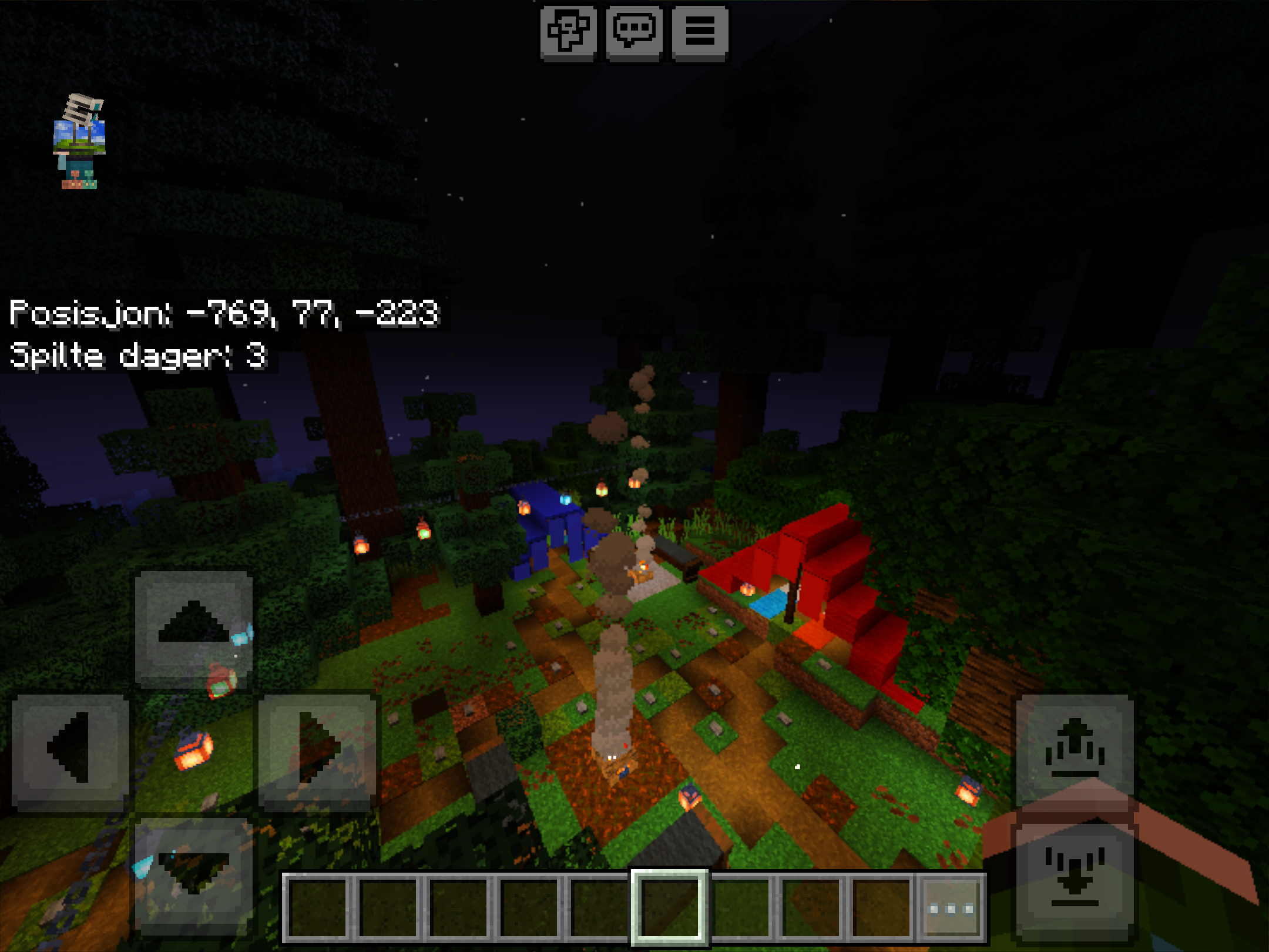 Minecraft leir 
Ovenfra 2